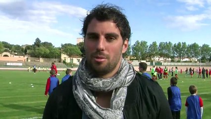 Le joueur du Racing Métro Jonathan Wisniewski était à Port de Bouc