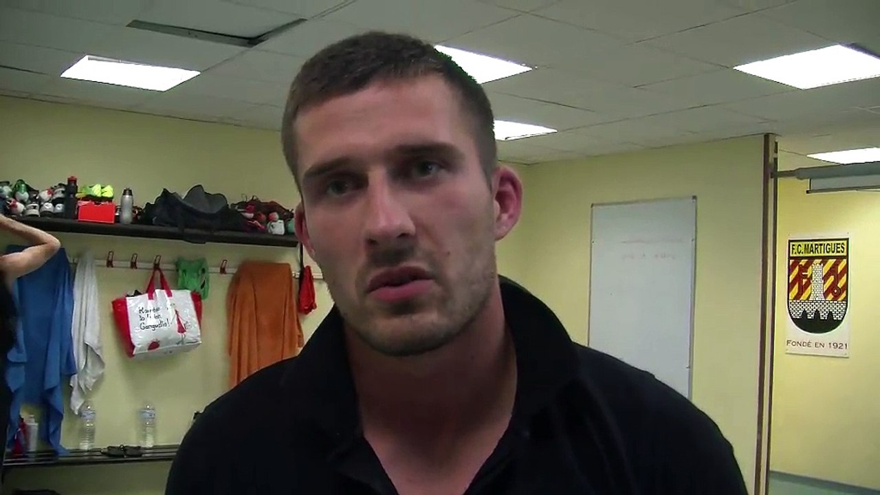 Le portier du FC Martigues Nicolas Enriotti