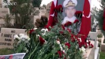 Deniz Yarbay Ali Tatar'a mezarı başında anıldı