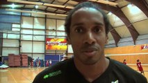 Evrard Frontin avant le choc Tourcoing-Martigues en Ligue B