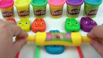 Learn Colors Play Doh Ice Cream Molds Peppa Pig em Português 2017 Surprise Toys Fun for Kids