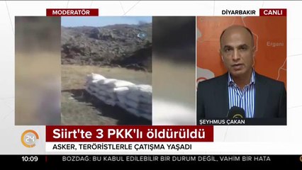 Hazro'da ateş açan 3 terörist öldürüldü