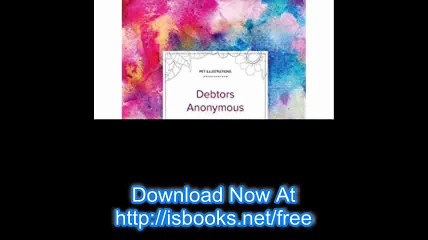 Adult Coloring Journal Debtors Anonymous (Pet Illustrations, Rainbow Canvas)