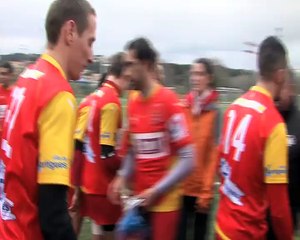 Causerie d'après-match et réaction d'Alain Peger, co-entraîneur du RCMDPB