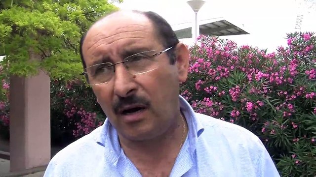 La zone mixte Maritima lors de la reprise du FC Martigues ce matin