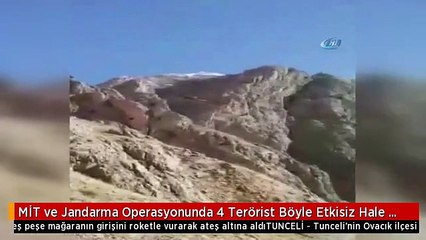 MİT ve Jandarma Operasyonunda 4 Terörist Böyle Etkisiz Hale Getirildi