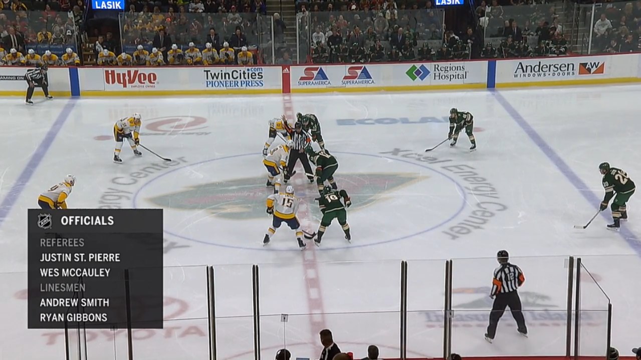 NHL - Nashville Predators @ Minnesota Wild - 16.11.2017