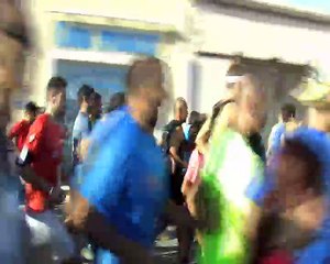 La réaction des vainqueurs et participants sur la ligne d'arrivée !
