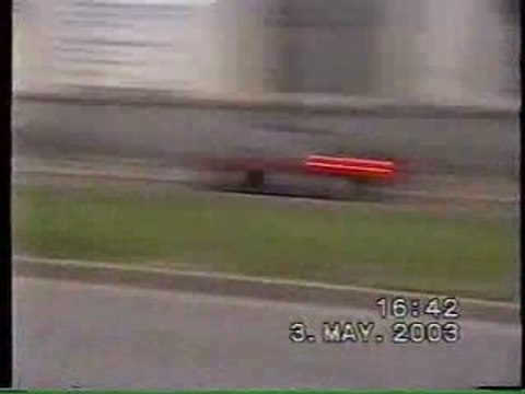 Honda CBR 929 vs police auto crash