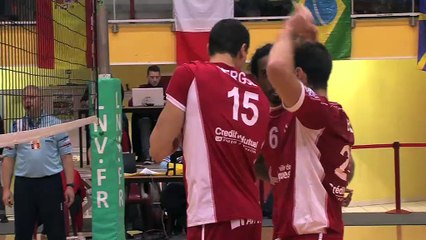 Le deuxième set du MVB face à Nancy: 20-16 et puis patatras ...