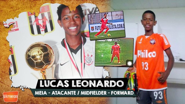 LUCAS LEONARDO Fernandes do Nascimento - Meia / Atacante - golmaisgol.com.br