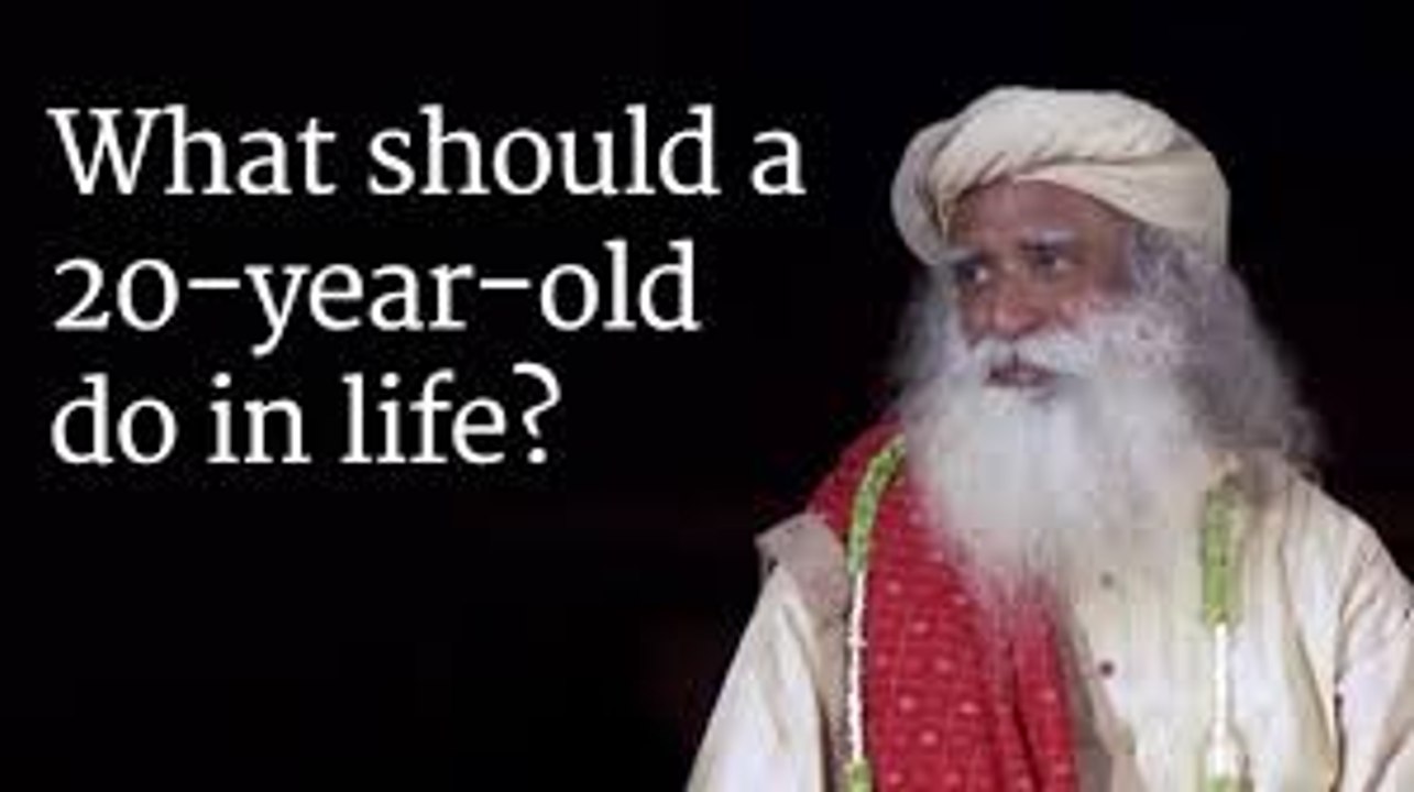 What should a 20-year-old do in life- - Sadhguru answers a Student in a Darshan at Isha Yoga Center