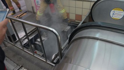 안양 범계역 에스컬레이터 불...출근길 시민 불편 / YTN