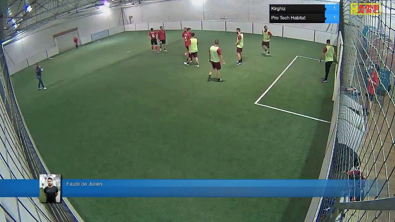 Faute de Julien - Kirghiz Vs Pro Tech Habitat - 16/11/17 21:00 - LIGUE 2 - Poitiers Game Parc