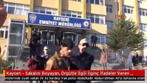 Kayseri - Sakalını Boyayan, Örgütle İlgili İlginç İfadeler Veren Deaş İnfazcısı Adliyede