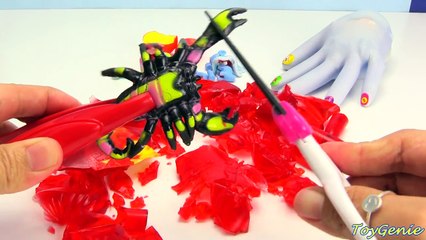Cutting Open Squishy Hands Whats Inside Mystery Toys Gummy Slime