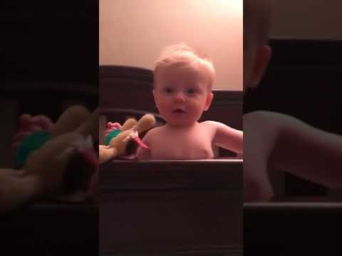 Cute Baby Can Barely Contain His Excitement