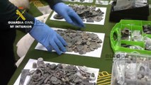 La Guardia Civil recupera miles de piezas arqueológicas que iban a subastarse