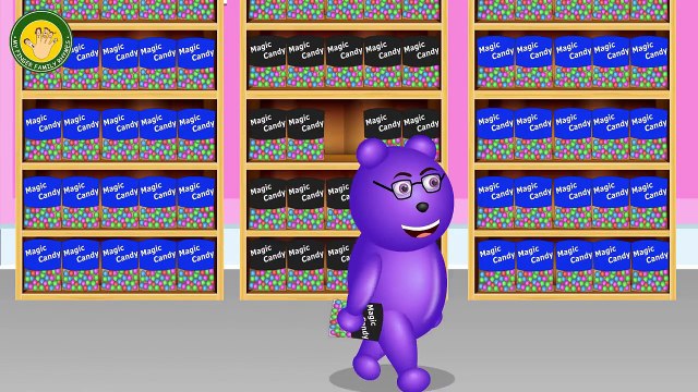 Mega Gummy Bear Learn Colors with Foot Body Paint|learn colors for Kids Toddlers Babies FingerFamily