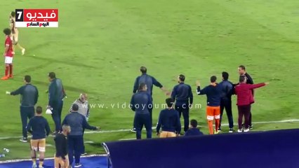 البدرى ينفعل بعد ضربة جزاء وعبدالحفيظ يصمت بعد رؤيتها بالكاميرا