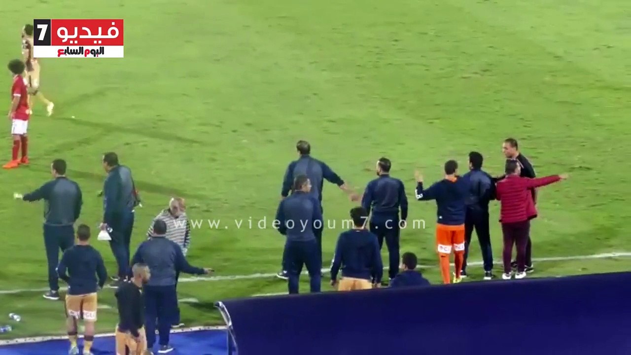 البدرى ينفعل بعد ضربة جزاء وعبدالحفيظ يصمت بعد رؤيتها بالكاميرا