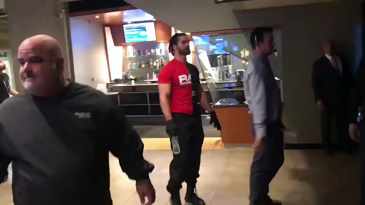 The Shield backstage at smackdown live before their entrance || wwe monday night raw and Tuesday night smackdown