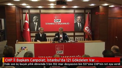 CHP İl Başkanı Canpolat: İstanbul'da 121 Gökdelen Var. Bunların 117'si AKP Döneminde Yapılmış