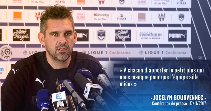 Les mots de Jocelyn Gourvennec avant Bordeaux-Marseille
