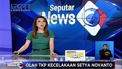 Olah TKP Kecelakaan Setya Novanto
