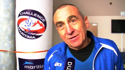 Bernard Dao-Castes, président du club vainqueur, Courir à Sausset.