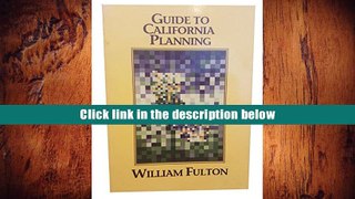 Popular Book  Guide to California Planning William B. Fulton Read an eBook Day