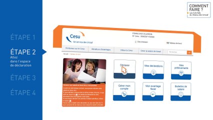 Comment déclarer la rémunération de votre salarié Cesu