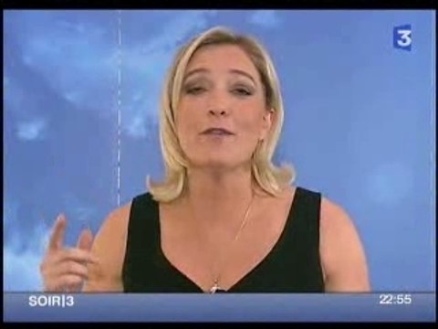 Marine soir3 veille du 13ème congrés du front national