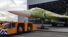 First Tu-160M2 rolled out from the factory.