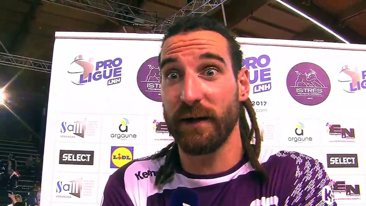 Benjamin Massot-Pellet, ailier-droit à Istres Provence Handball.