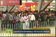 Estación Naranjal colapsó por falta de buses del Metropolitano