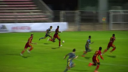 Les buts et réactions des entraîneurs Patrice Eyraud (MGFC) et Farid Fouzari (FCM)