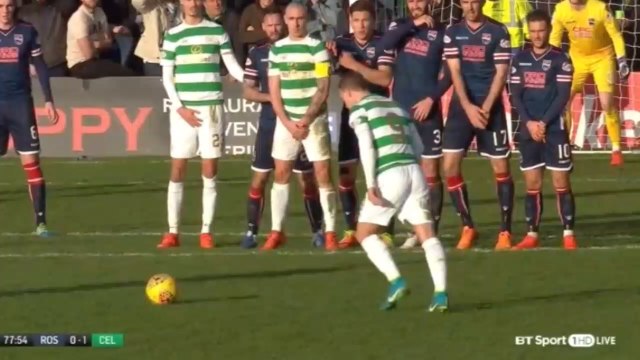 Leigh Griffiths Goal HD - Ross County 0 - 1 Celtic - 18.11.2017 (Full Replay)