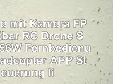 Drohne mit Kamera FPV Faltbar RC Drone SYMA X56W Fernbedienung Quadcopter APP Steuerung