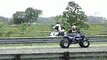 Street racing-Quads Yamaha Raptor(ATV) vs Ninja