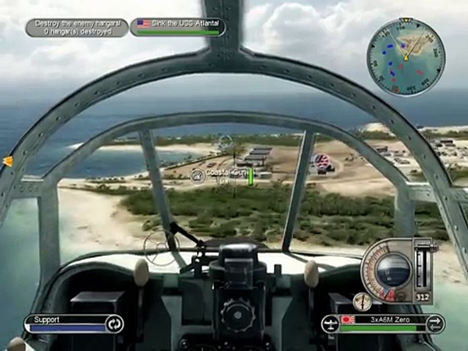 Battlestations: Pacific. Japanese campaign. Mission 7. Invasion of Midway