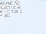 Fierce GUARDIAN Spielcomputer  schnell AMD Ryzen 7 1800X 4GHz  8GB 2133 MHz DDR4 RAM