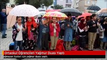 Ortaokul Öğrencileri Yağmur Duası Yaptı