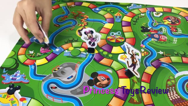 Family Fun Game for Kids Mickey Mouse Clubhouse Surprise Slide Egg Surprise Toy Princess Toysreview