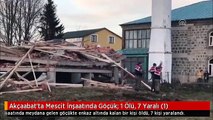 Akçaabat'ta Mescit İnşaatında Göçük: 1 Ölü, 7 Yaralı (1)