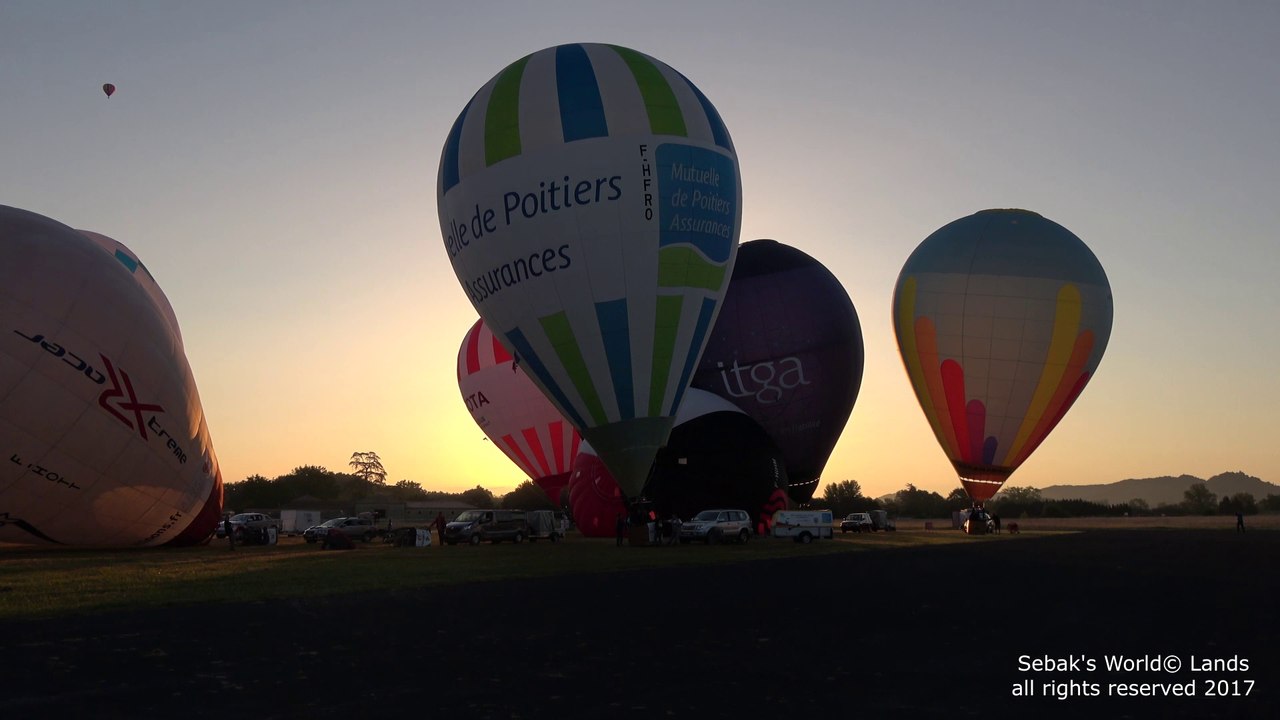 Championnat de France de Montgolfières 2017 Saint-Sylvestre-sur-Lot 1/6 (14 aout 2017)