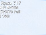 AGANDO Ultimate Gaming PC  AMD Ryzen 7 1700X 8x 34GHz  Nvidia GeForce GTX1070 Palit