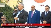 Şırnak - Başbakan Cizre'de Halka Hitap Etti 3