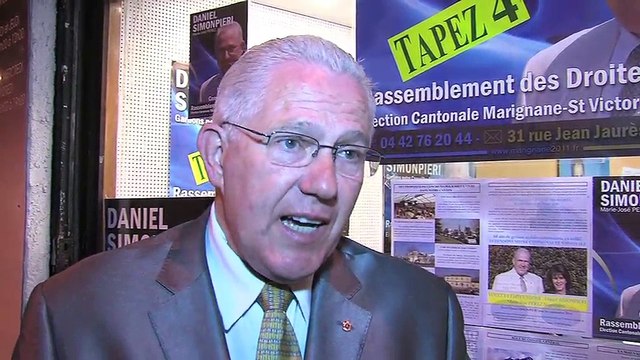 Marignane. La réaction du conseiller général sortant Daniel Simonpieri.