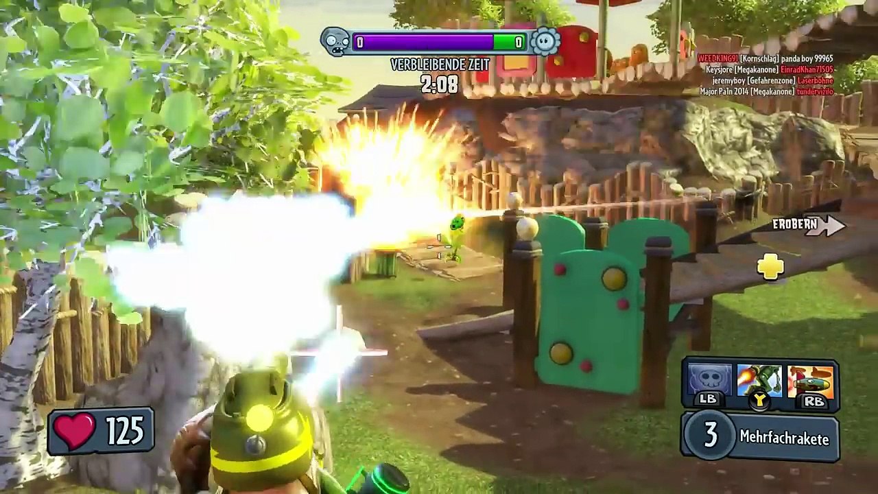 Lets Play Plants Vs Zombies Garden Warfare #251 Deutsch - Backup Zombie